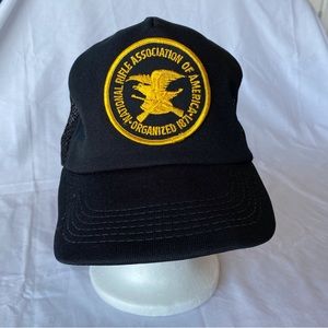 Vintage Black Mesh National Rifle Assoc. Of America